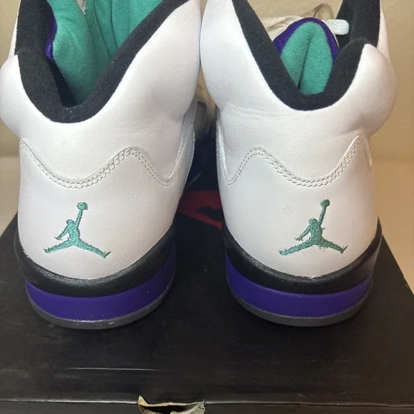 2013 Nike Air Jordan 5 Retro Grape 138027-108 Men's Size 12